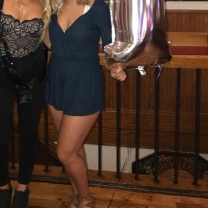 American Eagle Long Sleeve Romper